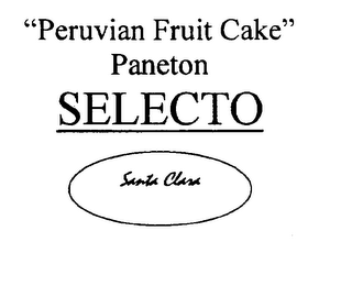 PERUVIAN FRUIT CAKE PANETON SELECTO SANTA CLARA logo