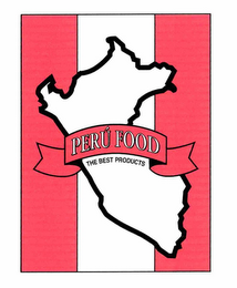 PERÚ FOOD THE BEST PRODUCTS logo
