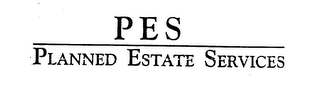 PES PLANNED ESTATE SERVICES logo