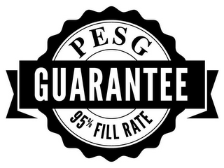 PESG 95% FILL RATE GUARANTEE logo