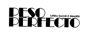 PESO PERFECTO LINEA SALUD E IMAGEN logo