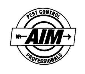 PEST CONTROL AIM PROFESSIONALS logo