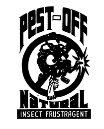 PEST-OFF NATURAL INSECT FRUSTRAGENT logo
