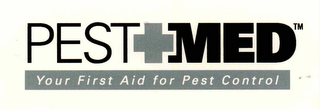 PEST+MED YOUR FIRST AID FOR PEST CONTROL logo