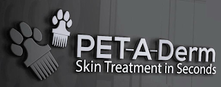 PET-A-DERM SKIN TREATMENT IN SECONDS logo