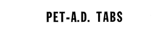 PET-A.D. TABS logo