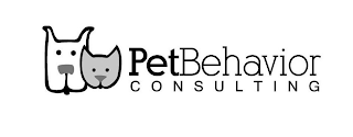PET BEHAVIOR CONSULTING logo