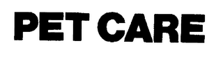 PET CARE logo