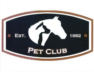 PET CLUB EST. 1982 logo