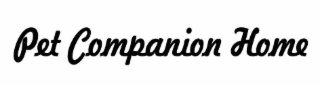 PET COMPANION HOME logo