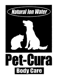 PET-CURA NATURAL ION WATER BODY CARE logo