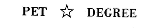 PET DEGREE logo