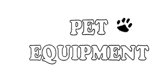 PET EQUIPMENT logo