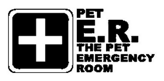 PET E.R. THE PET EMERGENCY ROOM logo