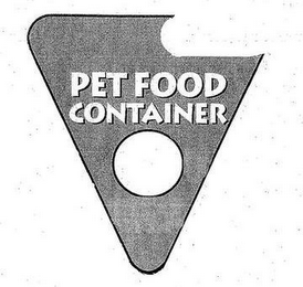 PET FOOD CONTAINER logo