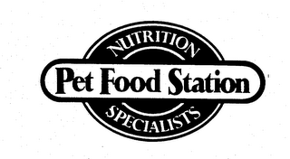 PET FOOD STATION NUTRITION SPECIALISTS logo