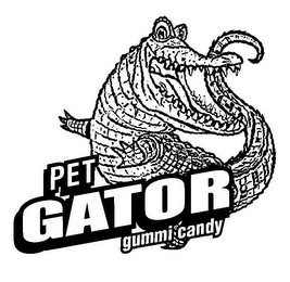 PET GATOR GUMMI CANDY logo