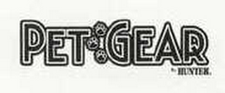 PET GEAR BY HUNTER. logo