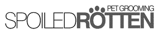 PET GROOMING SPOILEDROTTEN logo