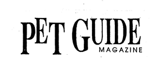 PET GUIDE MAGAZINE logo