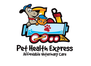PET HEALTH EXPRESS AFFORDABLE VETERINARY CARE logo