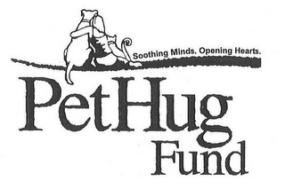 PET HUG FUND SOOTHING MINDS. OPENING HEARTS. logo