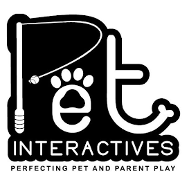 PET INTERACTIVES PERFECTING PET AND PARENT PLAY logo