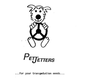 PET JETTERS...FOR YOUR TRANSPETATION NEEDS... logo