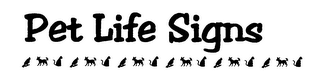 PET LIFE SIGNS logo