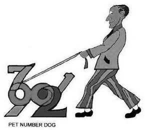 PET NUMBER DOG 769821 logo