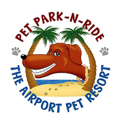 PET PARK-N-RIDE THE AIRPORT PET RESORT logo