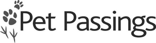 PET PASSINGS logo