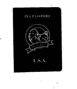 PET PASSPORT PET CARE HEALTH & SAFETY AUTHENTIC U.S.A. logo