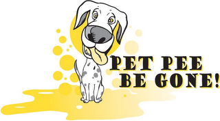 PET PEE BE GONE logo