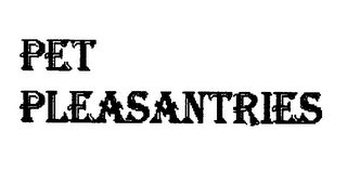 PET PLEASANTRIES logo