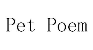 PET POEM logo
