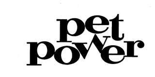 PET POWER logo