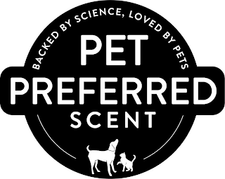 PET PREFFERED SCENT BACKED BY SCIENCE, LOVED BY PETS logo