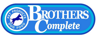 PET PRODUCTS DOG FOOD BROTHERS COMPLETE logo