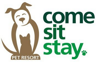 PET RESORT COME SIT STAY logo