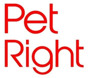 PET RIGHT logo