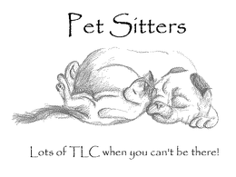 PET SITTERS. LOTS OF TLC WHEN YOU CAN'T BE THERE! logo