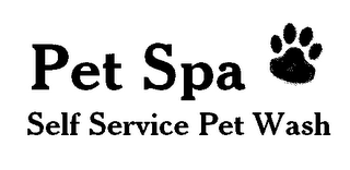 PET SPA SELF SERVICE PET WASH logo