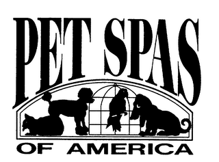 PET SPAS OF AMERICA logo