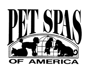 PET SPAS OF AMERICA logo