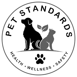 PET STANDARDS HEALTH WELLNESS SAFETY logo