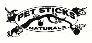 PET STICKS NATURALS logo