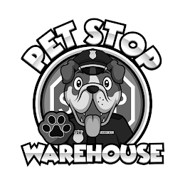 PET STOP WAREHOUSE PSW HARRY B.D. logo