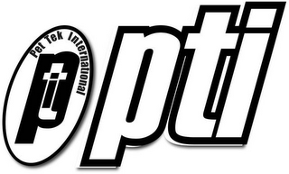 PET TEK INTERNATIONAL P T I PTI logo