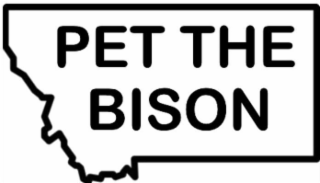 PET THE BISON logo